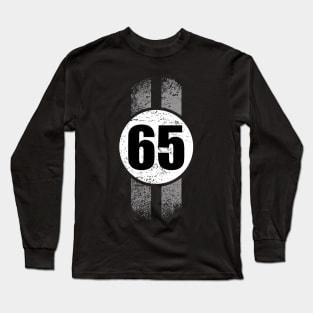 Racing Strip-age-birth year-1965 Long Sleeve T-Shirt